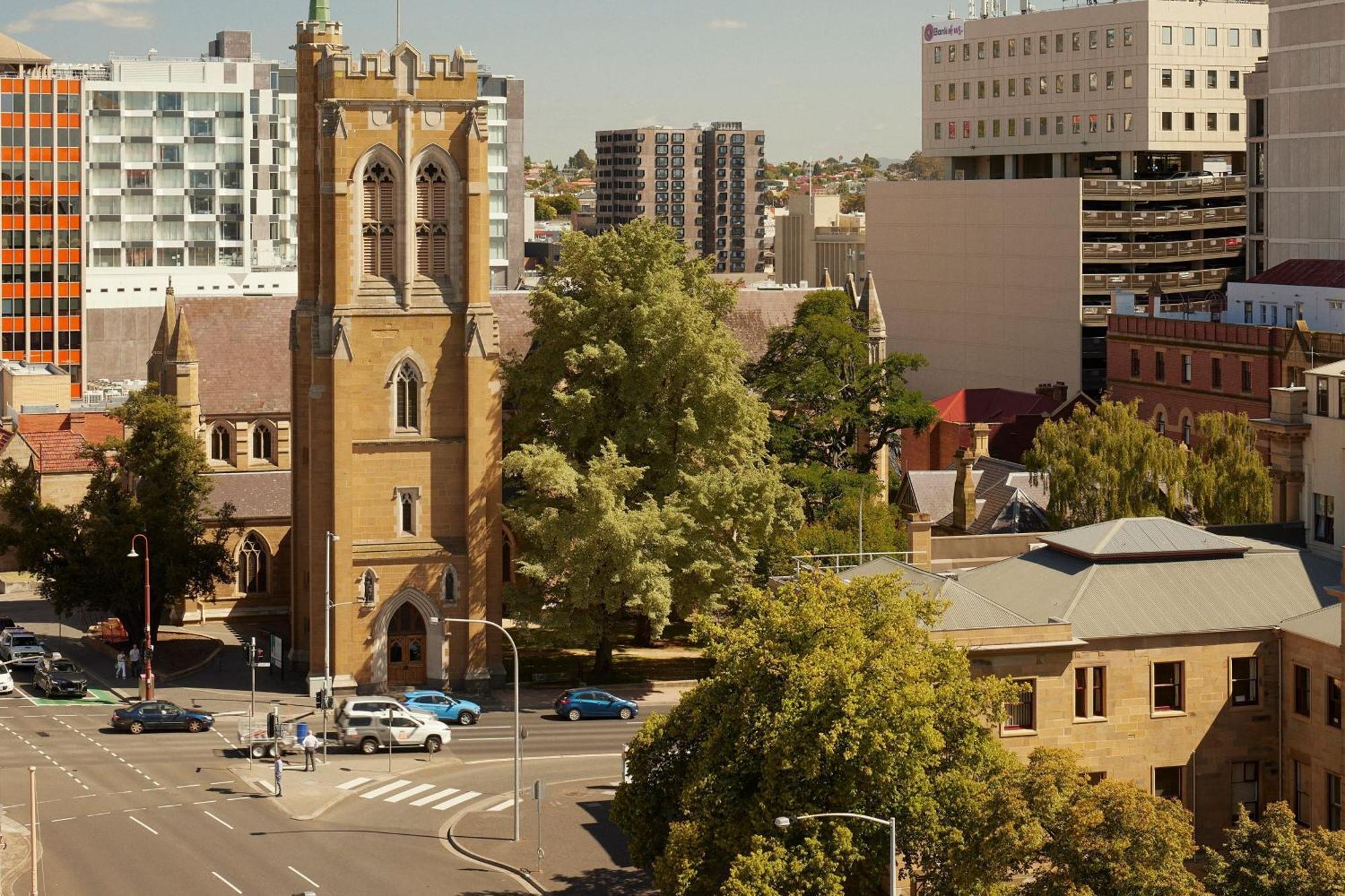 The Tasman, A Luxury Collection Hotel, 霍巴特 外观 照片 The church from the west